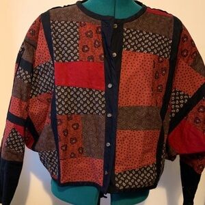 Christine Beaulieu. Rare and Original Quilt-like Jacket.